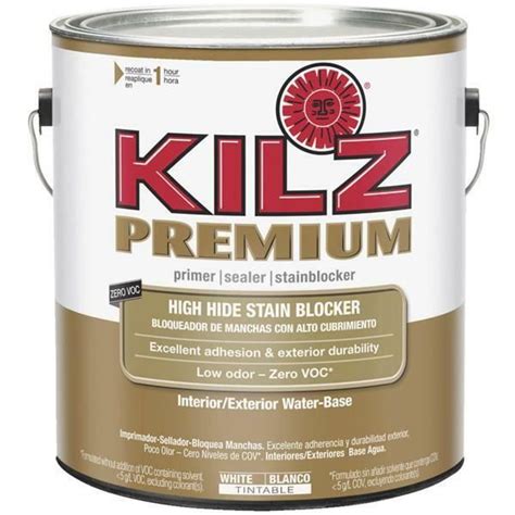 3 Kilz Premium 1 Gal White Water Base Stain Blocking Sealer Paint