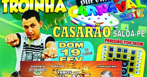 Equipe Vamos Ou Bora Salo Recebe O Show Do Tr Inha No Casar O Dia