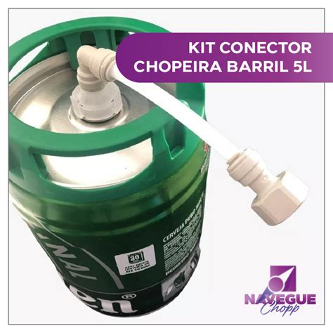 Adaptador E Engates Para Chopeira De Barril Heineken L Kit Completo