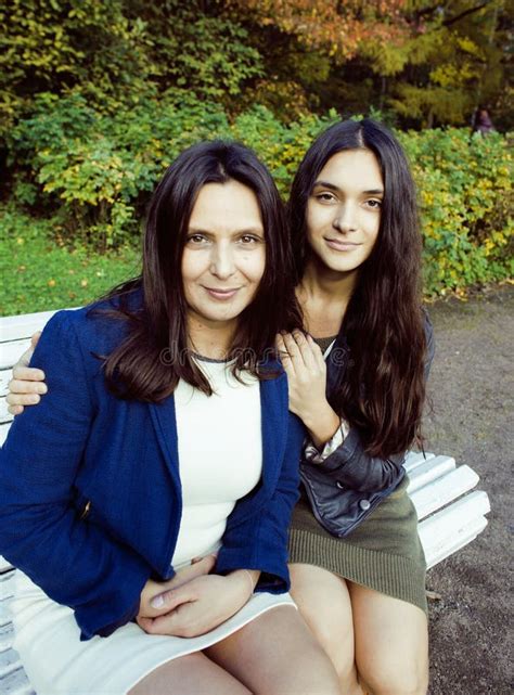 Mature Mother With Daughter Outside Stock Image Image Of Expressing Attractive 31775305