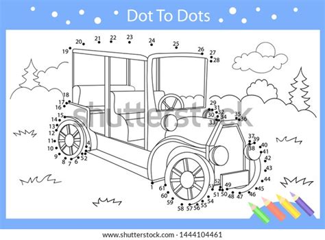 Dot Dots Drawing Worksheets Drawing Tutorial Stock Vector (Royalty Free) 1444104461 | Shutterstock