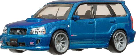 Amazon ホットウィール Hot Wheels カーカルチャー モダンクラシックス スバル フォレスター STi 乗り物おもちゃ ミニカー 3歳から ブルー HRV74