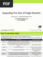 Expanding Two Brackets | PDF | Area | Elementary Mathematics 