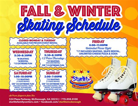 Hours | Starlite Family Fun Center | McDonough, GA