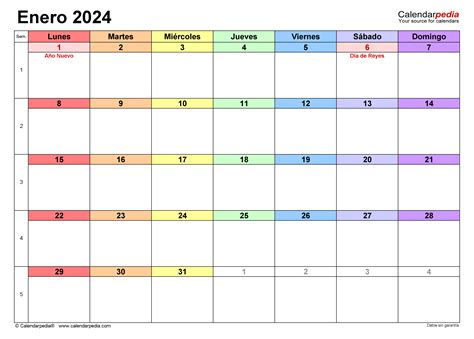 Calendario Enero De 2024 Para Imprimir NBKomputer