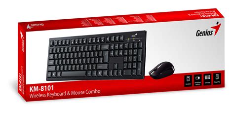 Genius Keyboard-Mouse Set Wireless KM-8101 English - Fidelity ...