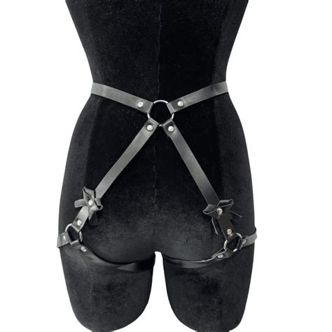 Sexy Leather Leg Harness Harness Garter Belt Body Bondage Sexy Lingerie Stockings Sword Belt