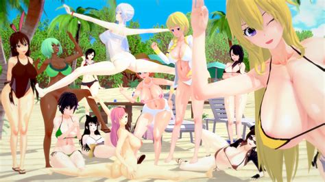 Rule 34 12girls 3d Beach Big Breasts Blake Belladonna Cinder Fall