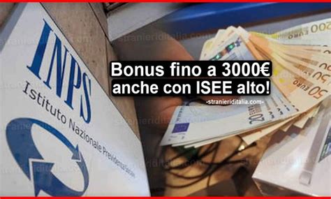 Bonus Inps Fino A Euro Anche Con Isee Alto