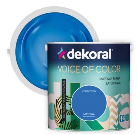 Farba Dekoral VOICE OF COLOR Kobaltowy 2 5L Opinie I Ceny Na Ceneo Pl