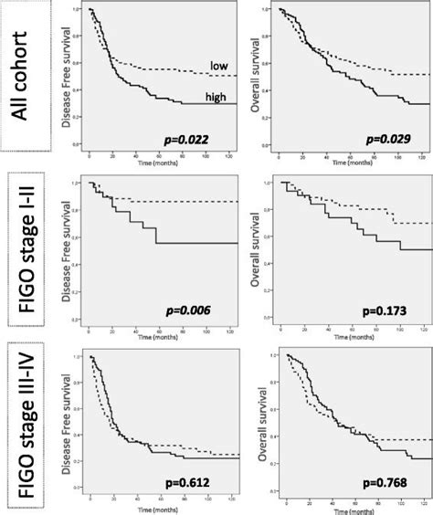 Survival Curves Entire Follow Up Period According To Folr1 Mrna