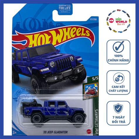 Xe mô hình Hot Wheels basic Bán tải 20 Jeep Gladiator GRY54 Shopee Việt Nam