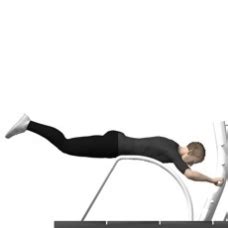 Hip Extension, Prone, TRIMMFIT | Exercise | Strength-Training