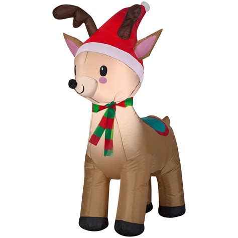 Airblown Christmas Inflatable Reindeer 3.5' - Walmart.com