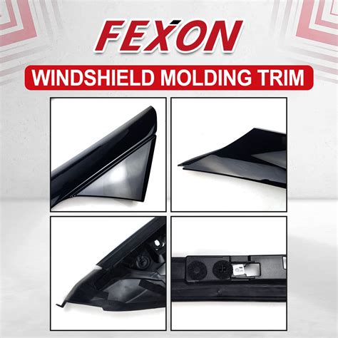 FEXON Windshield A Pillar Molding Trim Kit Left Driver Right Passenger