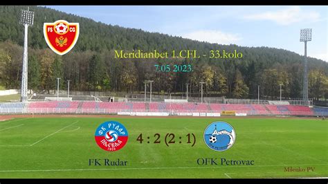 Fk Rudar Ofk Petrovac Prvo Poluvrijeme Youtube