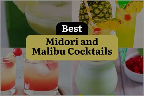 4 Midori And Malibu Cocktails To Shake Up Your Summer DineWithDrinks