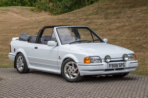 Lot 71 1989 Ford Escort Xr3i Cabriolet