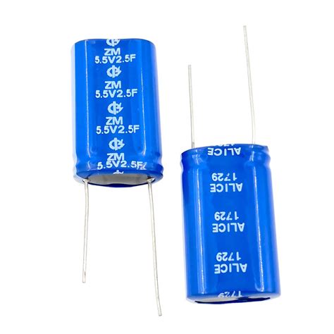 10 шт./лот 5,5 V 1F супер конденсатор 0.47F 2.5F фарад конденсатор ...