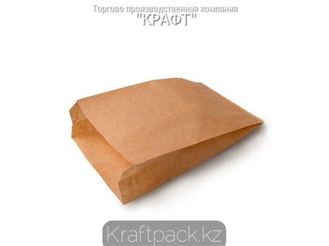 Пакет крафт для выпечки и бутербродов 140*60*250 (2500шт/уп) Купить ...