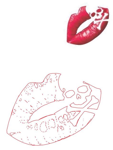 Lips Tattoo Stencil Tattoo Stencils Chest Tattoo Stencils Cool