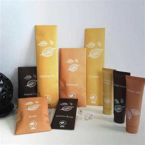 Stone Paper Eco Bathroom Amenities Set for hotels