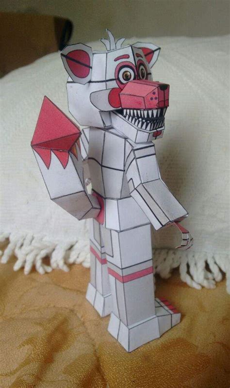 Five Nights At Freddys Papercraft Foxy Foxy Papercraft Figure Images Images And Photos Finder