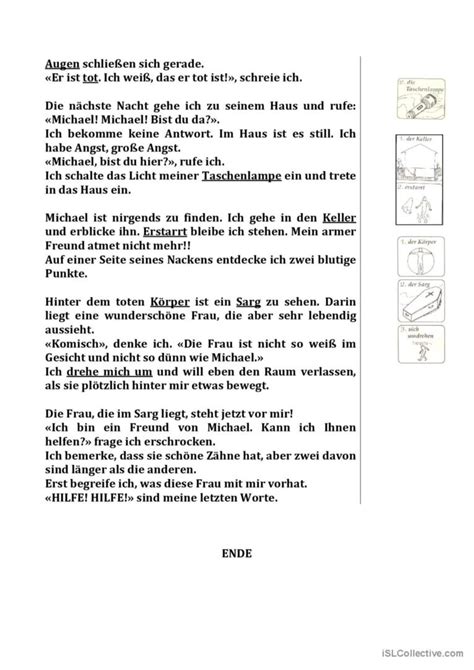 Lesen allgemeines leseverständnis English ESL worksheets pdf doc