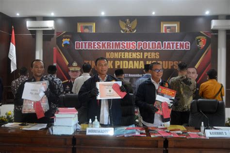 Foto Polda Jateng Tetapkan Kades Tersangka Kasus Suap Seleksi