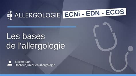 Ecni Edn Ecos Les Bases De Lallergologie Pour Les Ecn Et La R C