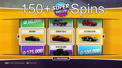 Forza Horizon Super Wheelspin Opening Super Wheelspins And