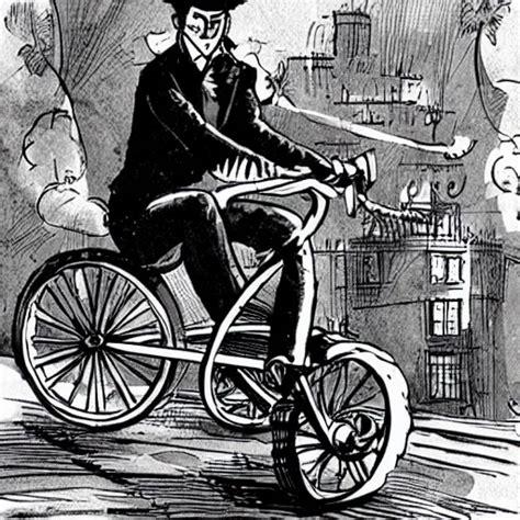 Corto Maltese Riding On A Tricycle Stable Diffusion Openart