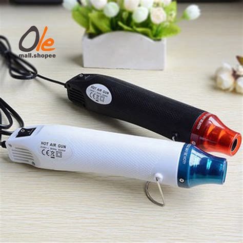 V W Portable Electric DlY Mini Heat Gun Tool Hot Air Gun With Supporting Seat Shopee
