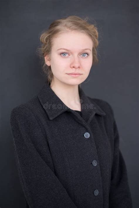 Naive Woman Stock Photo Image Of Brunet Closeup Brunette