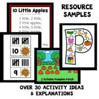 Fall Theme Preschool Classroom Lesson Plans - Preschool Teacher 101