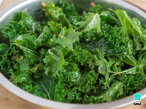 Chips De Kale Al Horno Snack De Kale Crujiente Y Saludable