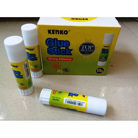 Jual Lem Glue Stick Kertas Strong Adhesive 15g Kenko Indonesia Shopee