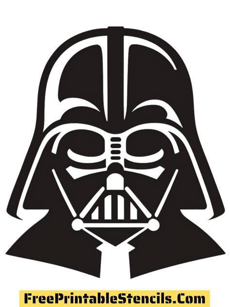 Free Printable Darth Vader Stencils Templates And Silhouettes Free