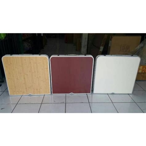 Jual Meja Lipat Aluminium Hpl Ukuran 60X120Cm Ratnajiacik Shopee