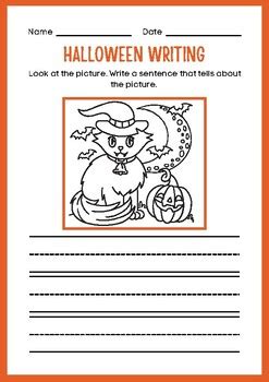 Fun Halloween Writing Prompt Free By Examina TPT