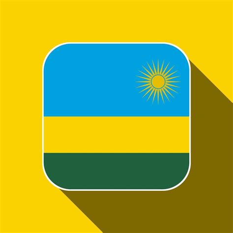 Rwanda flag, official colors. Vector illustration. 11734216 Vector Art ...