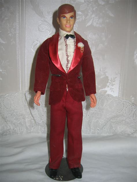 Vintage 1960 S Mattel Ken Doll W Brown Hair And Tuxedo Collectible Doll For Sale