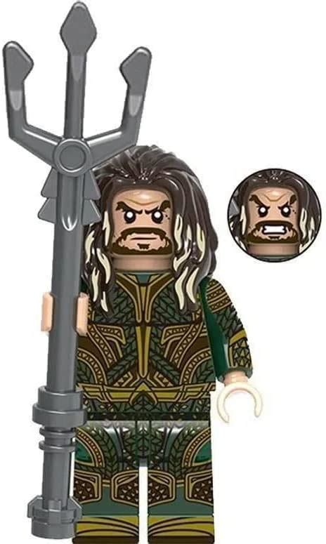 R Plica Bloco De Montar Personagem Aquaman Filme Liga Da Justi A