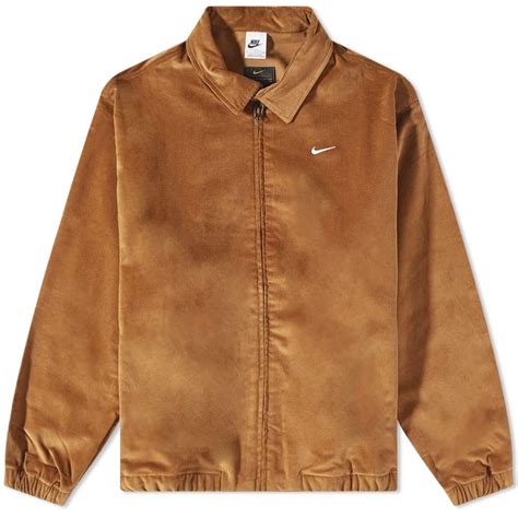 Nike Life Harrington Jacket Cord In Brown For Men Lyst