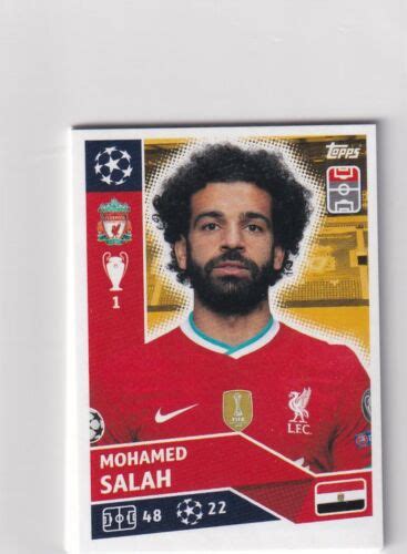 Topps Champions League Sticker CL 20 21 Olive 16 Mohamed Salah EBay