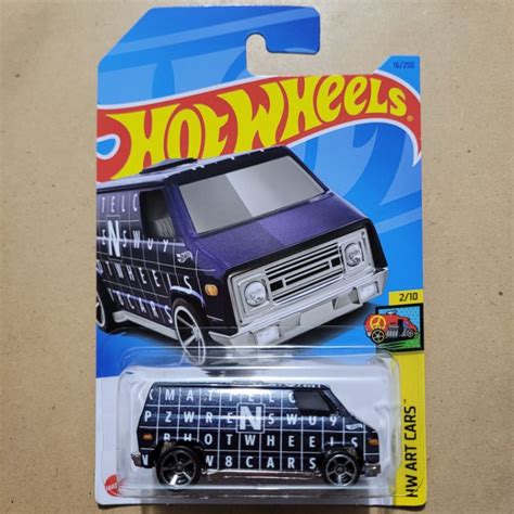 Jual Hot Wheels S Van Hw Art Cars Black Abc Shopee Indonesia