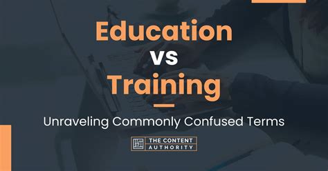 Education vs Training: How Are These Words Connected?