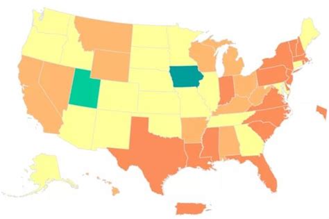 Covid map shows US states with most hospitalizations as face masks ...