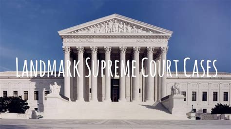 Study Supreme Court Landmark Cases