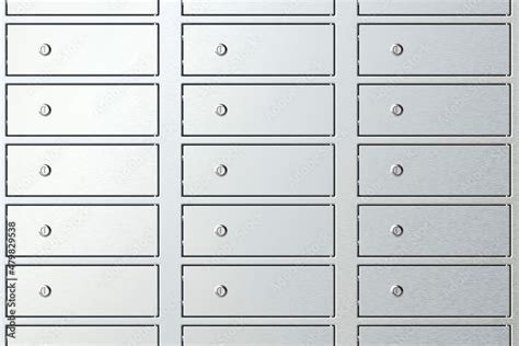 Safety deposit boxes in a bank Stock Illustration | Adobe Stock